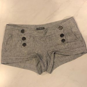 Grey with white shorts
